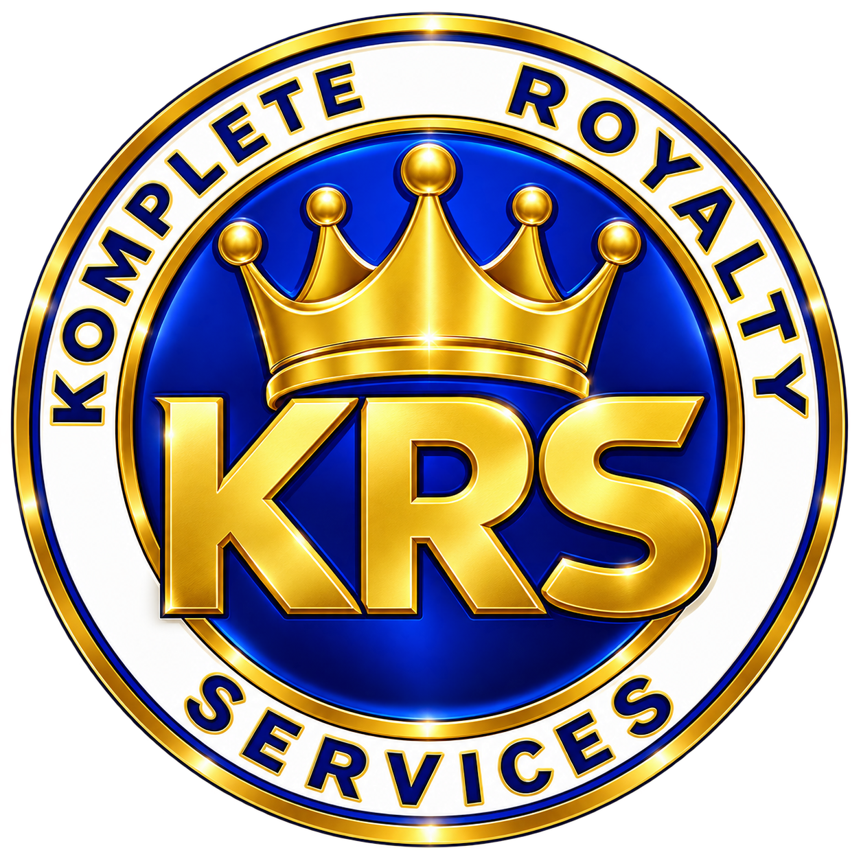 Komplete Royalty Services crown logo